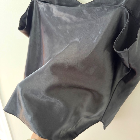 Indulgence Black Satin Camisole - Picture 3 of 7